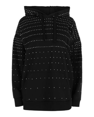 Valentino All-Over Crystal-Embellished Hoodie