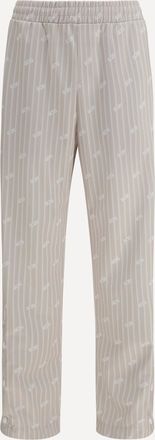 GCDS All-over logo pinstripe track Pants Male XL