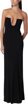 CHRISTOPHER ESBER Arced Palm Strapless Jurk - Dames - Avondkleed - Zwart - M - Kleedjes
