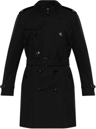 Burberry Kensington Trenchcoat - Heren - Trenchcoats - Zwart - 2XL - Katoen - Jassen