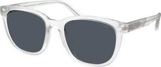 Coach HC8442U CCA00 511187 Mens Sunglasses Clear Size 54