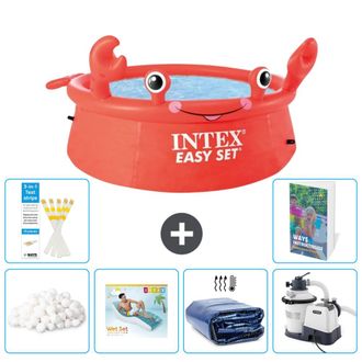 Intex Piscina Easy Set Redonda - Cangrejo - 183x51 Cm - 7-piezas S5