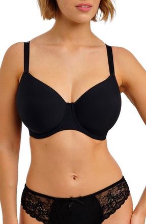 Freya Essentially Smooth Underwire Balconette Bra in Black at Nordstrom, Size 34Gg