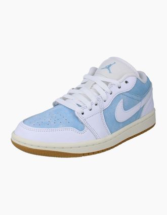 Nike Womens Nike Womens Air Jordan 1 Low SE Trainers Hq2004 400 - Blue - Size: 3.5