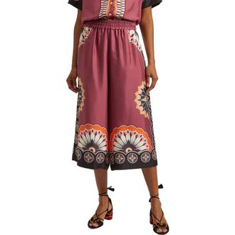 La DoubleJ Cortile Pants Napoli Plates Plac&eacute;e Bordeaux at Nordstrom, Size X-Large