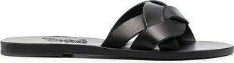 Ancient Greek Sandals Arachne slip-on sandals - women - Calf Leather/Calf Leather/Calf Leather - 39 - Black
