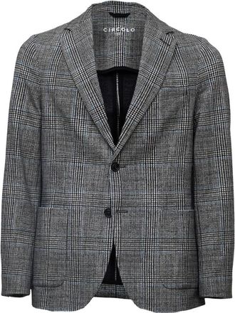 Circolo 1901 Stretch Katoenen Jas - Heren - Blazers - Grijs - L - Katoen - Jassen