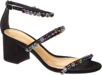 Alexandre Birman Alexa Crystals 60 Suede Sandal