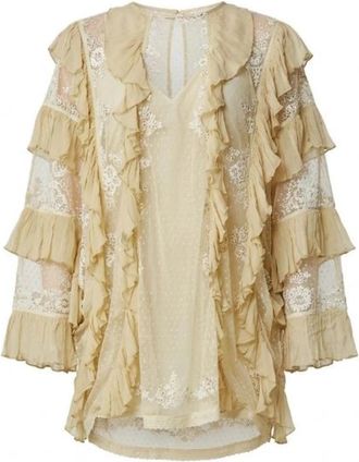Aniye By Jurken - Dames - Blouses - Beige - S - Overhemden