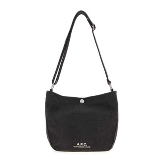A.P.C. Small Besace Crossbody Bag - male - A.P.C. - Shoulder Bags - Gray - ONE SIZE - Bags