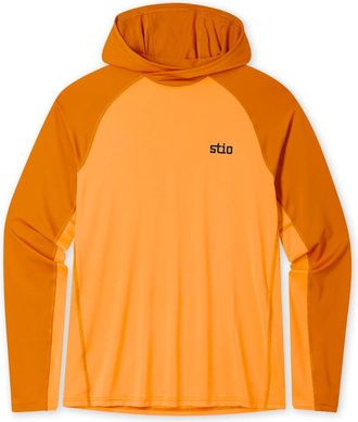 Stio | Mens Hylas Hooded Pullover, Size Extra Large in Bonfire