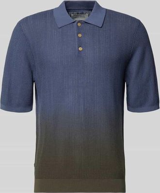 Wood Wood Poloshirt mit Knopfleiste Modell Dani in Dunkelblau, Gr&ouml;&szlig;e XXL