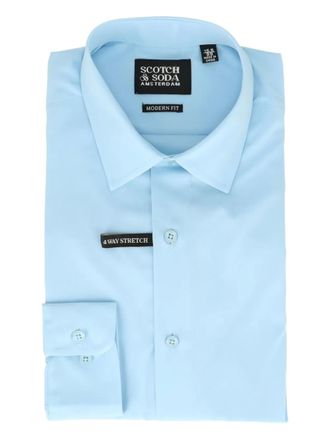 Scotch & Soda Katoenen overhemd - Blauw