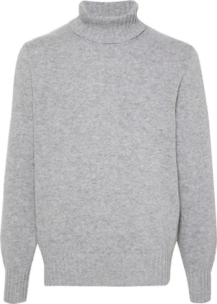 Doppiaa Amintore High-Neck Ribbed Sweater