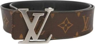 Louis Vuitton Pre-owned Belts, male, Brown, Size: ONE SIZE Pre-owned Fabric Belt