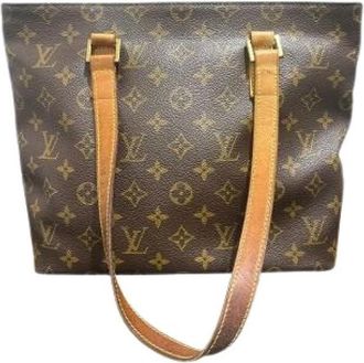 Louis Vuitton Pre-owned Monogram Tote Bag - Dames - Vintage Shopper - Bruin - ONE Size - Leer - Vintage