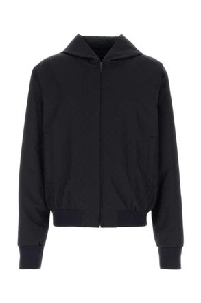 Gucci Black Solid Hood Jacket