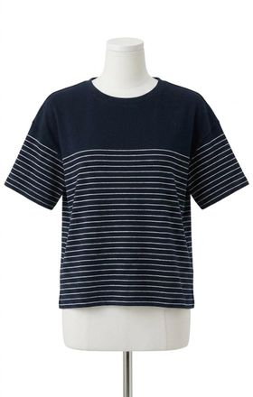 Z Supply Harbor Striped Shirt In Eclipse