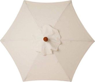 OEM Funda De Repuesto Para Sombrilla - Cubierta Para Toldo - Protecci&oacute;n Exterior - Impermeable Y Anti-uv - 2,7 M, 6 Varillas - Beige