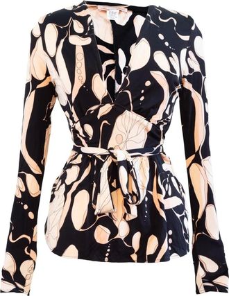 Mara Hoffman patterned top - Zwart