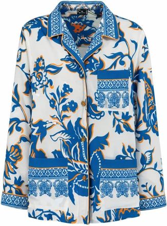 Etro Flowing Shirt - Dames - Overhemden - Veelkleurig - S - Leer - Overhemden