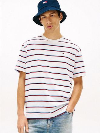 Tommy Hilfiger Hilfiger Flag Stripe Relaxed Jersey T-Shirt