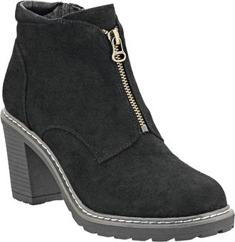 Corkys Footwear Womens Graham Cracker Bootie Shoe In Black