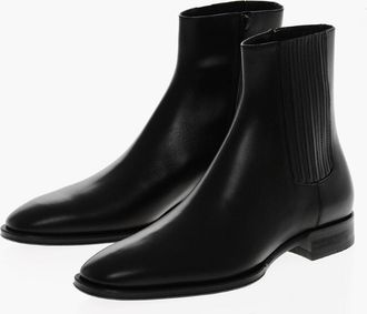 Dsquared2 Stivaletti Chelsea in Pelle D2 CLASSIC con Zip Interna Dsquared2