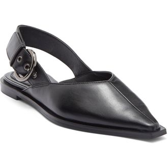 Jeffrey Campbell Wentz Slingback Flat in Black at Nordstrom Rack, Size 8.5