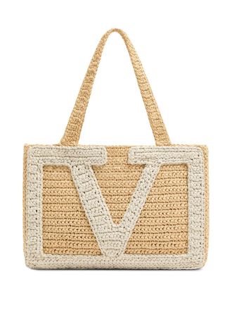 Valentino Garavani Viva Superstar medium shopper - Beige