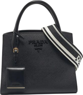 Prada Borsa tote in pelle - Nero