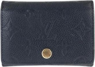 Louis Vuitton Pre-owned Wallets, male, Black, Size: ONE SIZE Pre-owned Monogram Empreinte Card Case