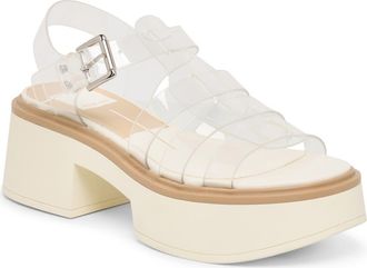 Dolce Vita Liani Fisherman Sandal in Crystal Vinyl at Nordstrom Rack, Size 6.5