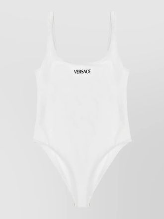 Versace logo one-piece swimsuit