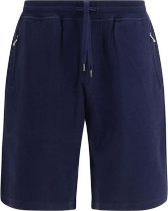 Brunello Cucinelli Korte Broeken, Heren, Blauw, L, Katoen, The Shorts