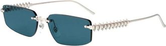 Cartier Sunglasses, unisex, Gray, Size: 58 MM Ct0544S Sunglasses