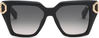 Philipp Plein Sunglasses Plein Hera Women in Black/black at Nordstrom, Size +0.00