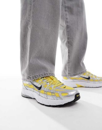 Nike P-6000 sneakers in gray and yellow