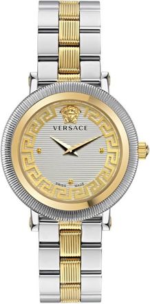 Versace Greca Flourish Quartz Silver Dial Ladies Watch VE7F00423