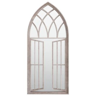 Berkfield Home Mirror Sand 100x45 cm Iron for Indoor Use in Cream