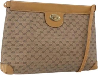 Gucci Pre-owned Vintage Cross Body Bag - Dames - Vintage Schoudertas - Beige - ONE Size - Vintage