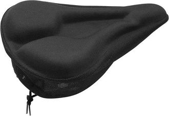 OEM Funda Para Sill&iacute;n De Bicicleta - Funda De Gel Para Sill&iacute;n De Bicicleta - Con Ranura Para Gel - Suave Y C&oacute;moda - Unisex - Negra