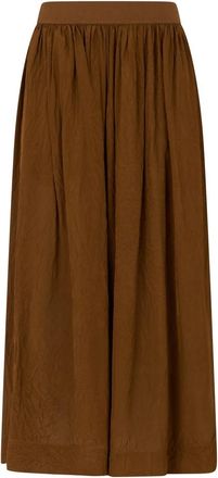 Uma Wang Gillian Skirt - Dames - Maxi Rokken - Bruin - M - Rokken