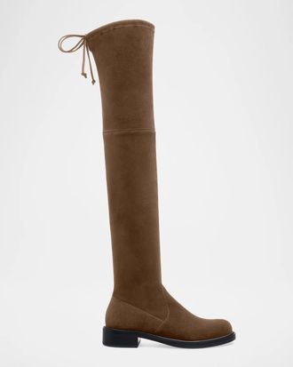 Stuart Weitzman Giseleland Suede Over-The-Knee Boots