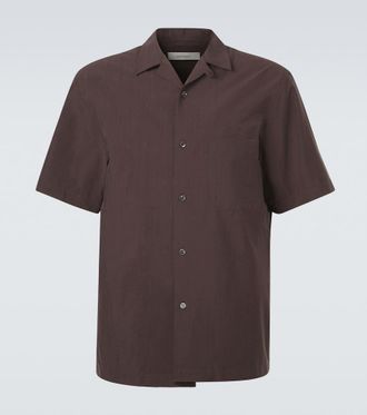 Umit Benan Camicia bowling Havana in misto seta