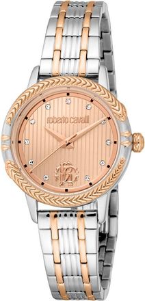 Roberto Cavalli Core Rose Gold-tone Dial Ladies Watch RC5L094M0095