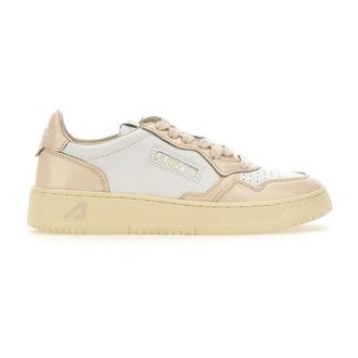 Autry Medalist Low - Dames - Sneakers - Wit - 39 EU - Katoen - Schoenen