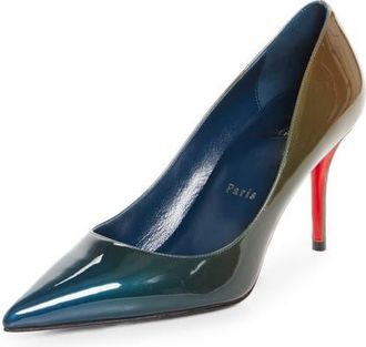 Christian Louboutin Miss Z Pointed Toe Pump in Last Night/Bronzo at Nordstrom, Size 10.5Us