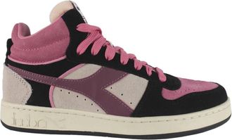 Diadora Magic Basket Demi Suede Sneakers - Dames - Sneakers - Veelkleurig - 40 EU - Su&egrave;de - Schoenen