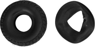 OEM Neum&aacute;tico - C&aacute;mara De Aire - 10 Pulgadas - 4.10 3.50-4 - V&aacute;lvula En &Aacute;ngulo - Cauchillo De Butilo - Para Segadoras Autoportadas Y Carretillas - 1 Unida